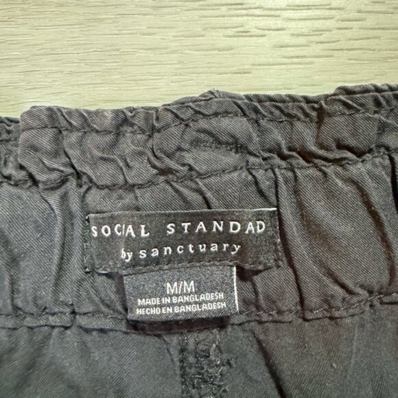 Social Standard By Sanctuary Washed Black High Waist Melody Pant, Medium - Picture 4 of 9